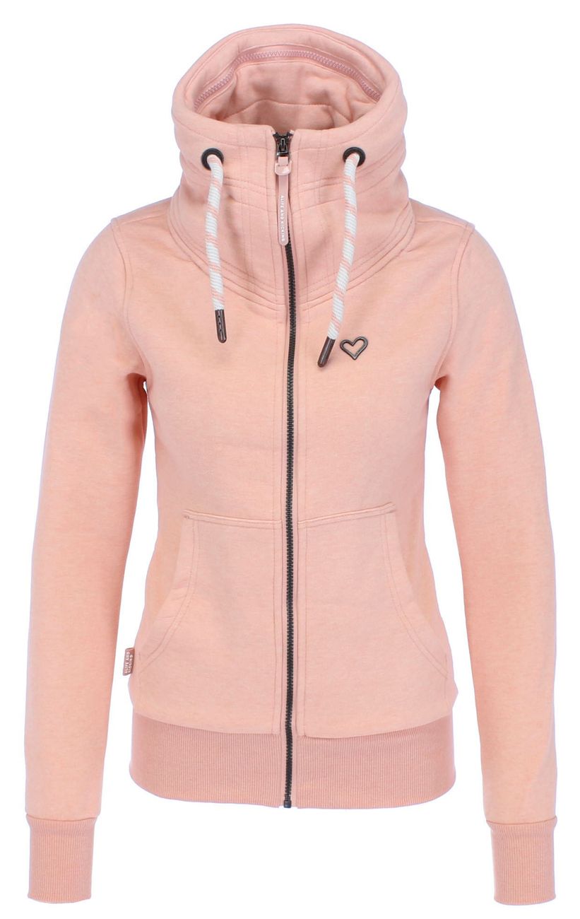 ALIFE AND KICKIN VIVIAN AK Damen Sweatjacke Hochabschließender Kragen - ALIFE AND KICKIN - SAGATOO - 4251662733478